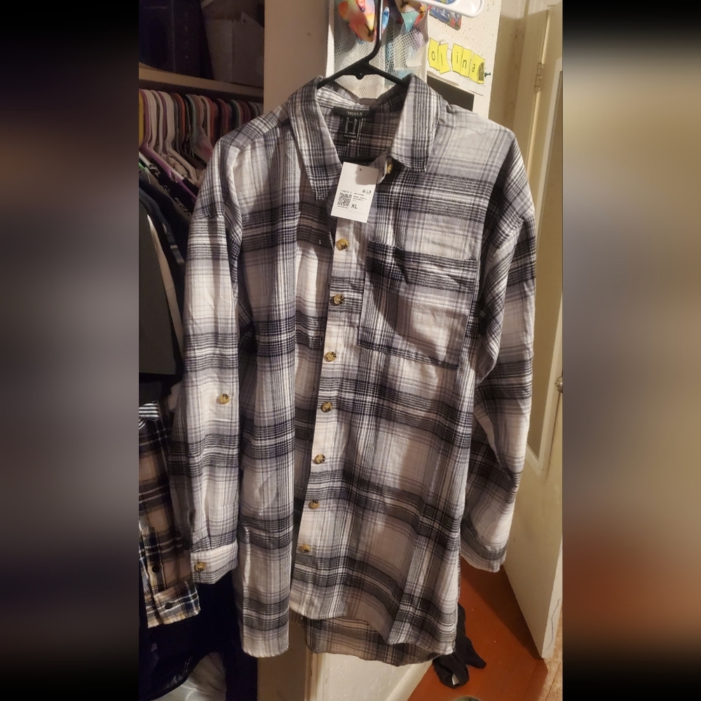 Forever 21 Womens Flannel Dress